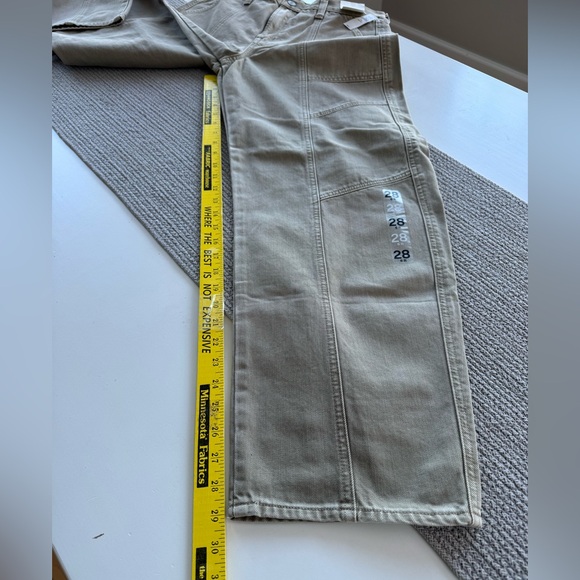 GAP Khaki Tan High Rise Seamed Barrel Pants Size 28 NEW - Picture 12 of 12